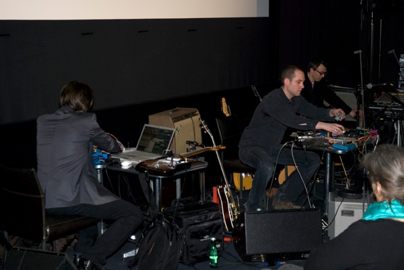 v.l.n.r. Christian Fennesz, Martin Siewert, Burkhard Stangl © Sissi Makovec