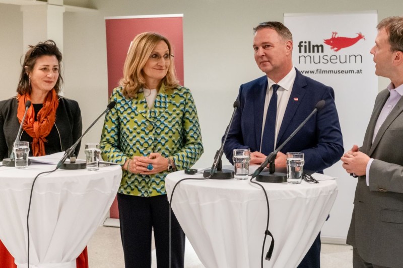 Veronica Kaup-Hasler, Petra Höfinger, Andreas Babler, Michael Loebenstein (Foto: ÖFM © Eszter Kondor)