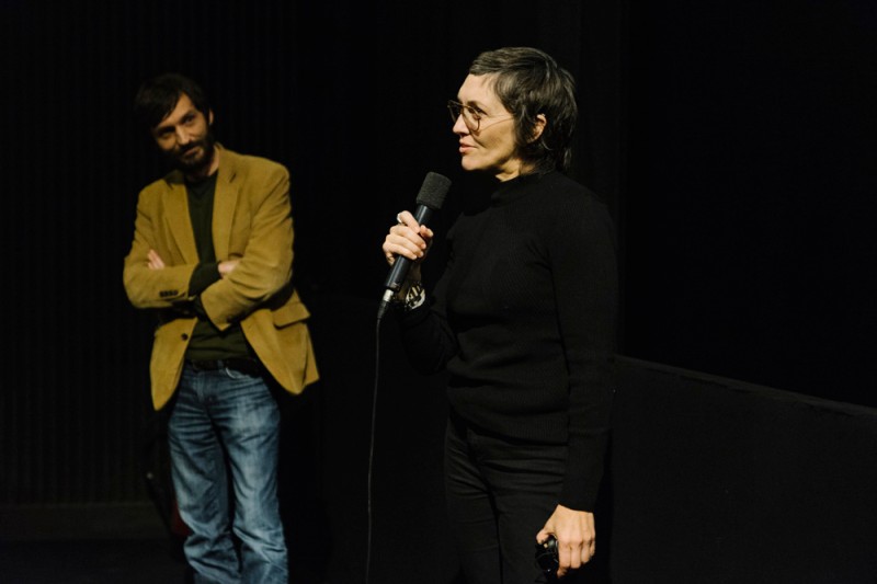 Jurij Meden, Deborah Stratman (Foto: ÖFM © Mercan Sümbültepe)