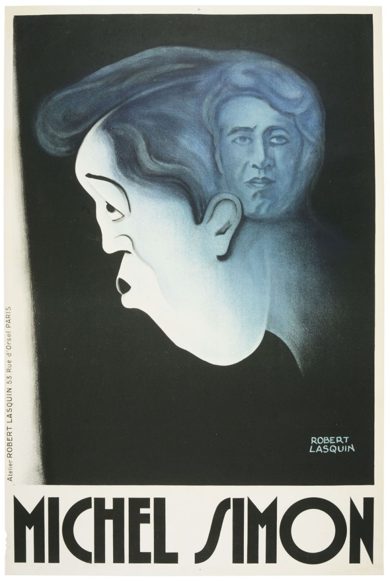 Robert Lasquin, Star-Plakat Michel Simon, 1935