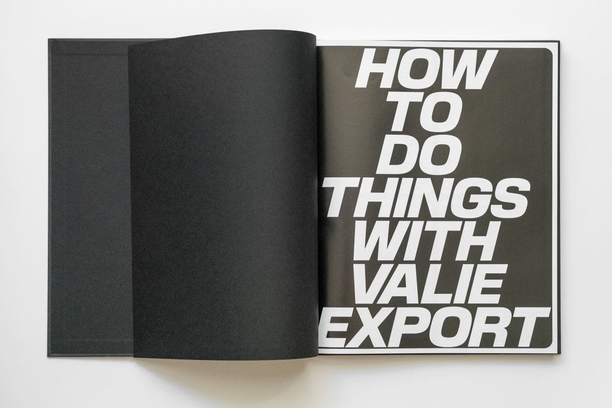 Seite aus How to Do Things with VALIE EXPORT Seite aus How to Do Things with VALIE EXPORT