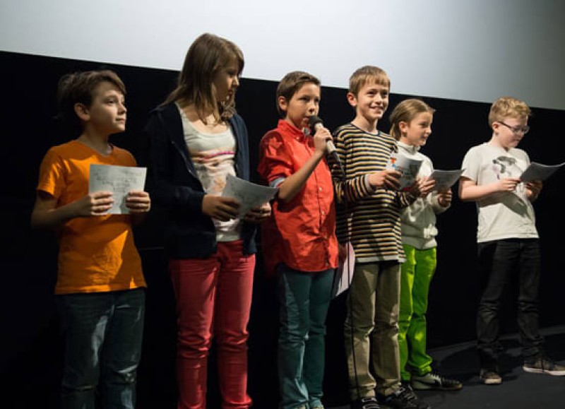 Schüler und Schülerinnen der Klasse 1c des BRG4 Waltergasse © VIS/Pablo Alvarez Mendivil