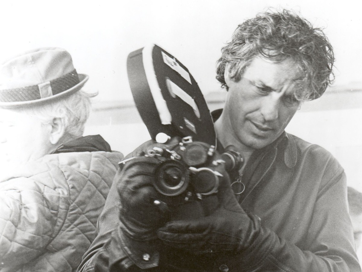 John Cassavetes am Set von A Woman Under the Influence