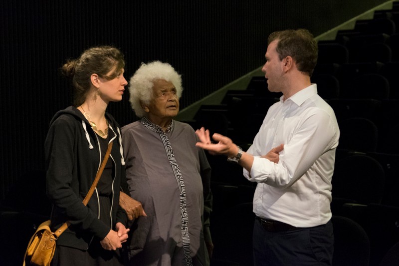 Viktoria Metschl, Sarah Maldoror, Michael Loebenstein (Foto: ÖFM / © Eszter Kondor)