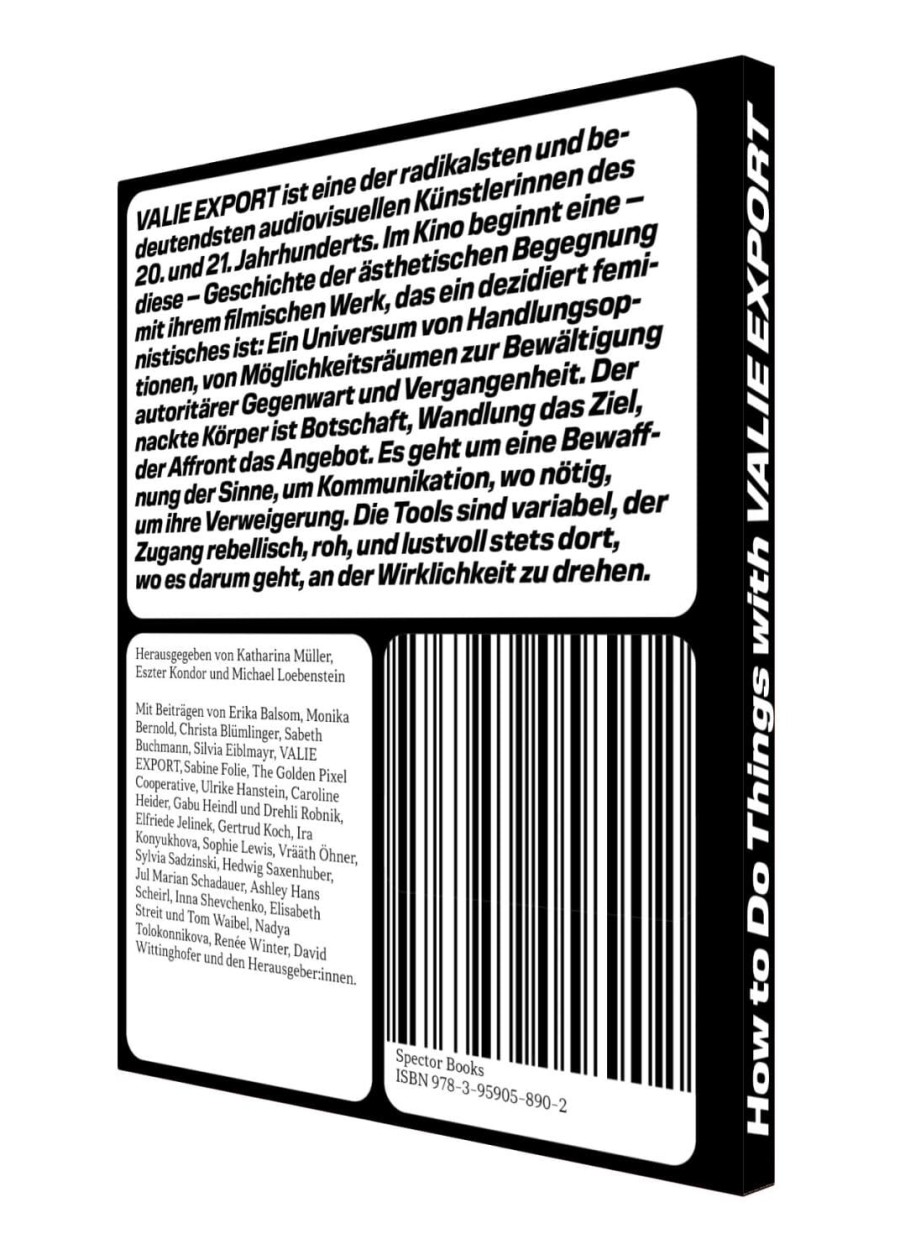 Backcover How to Do Things with VALIE EXPORT