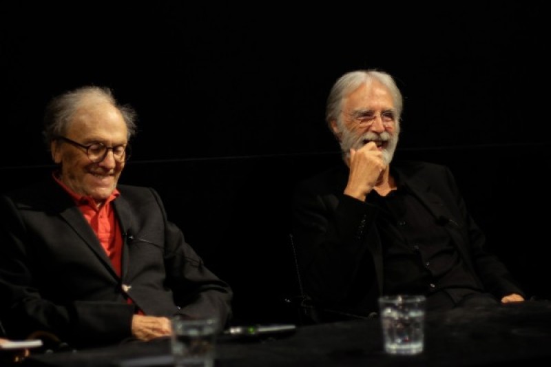 Jean-Louis Trintignant, Michael Haneke © ÖFM/Eszter Kondor