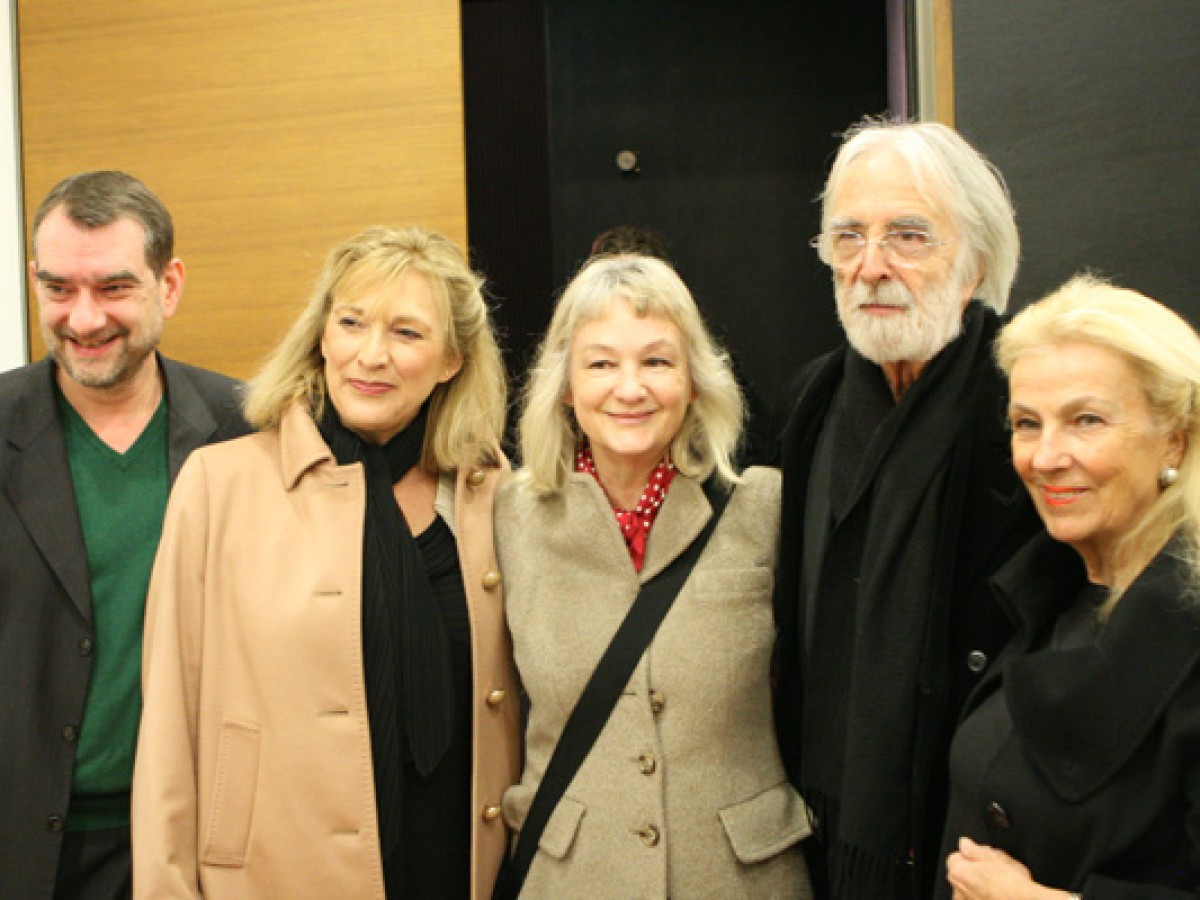 Alexander Horwath, Marika Green, Isabelle Weingarten, Michael und Susanne Haneke © ÖFM/Sabine Maierhofer