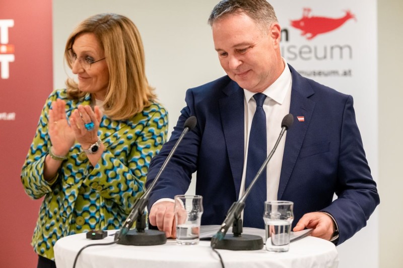 Petra Höfinger, Andreas Babler (Foto: ÖFM © Eszter Kondor)