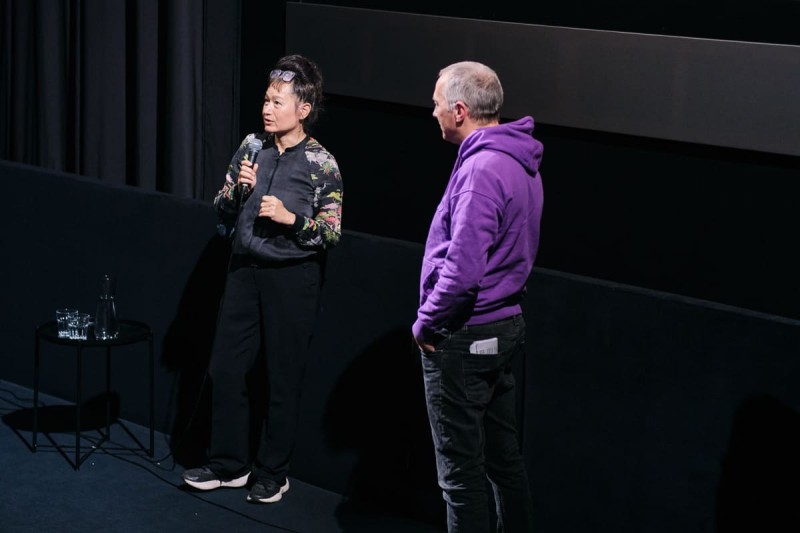 Hito Steyerl, Dietmar Schwärzler (Foto: ÖFM © Eszter Kondor)