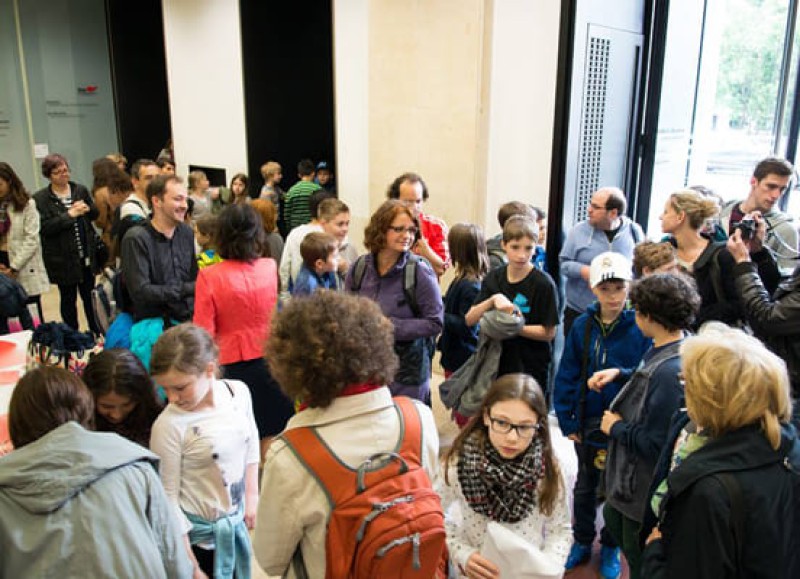 Schüler und Schülerinnen der Klasse 1c des BRG4 Waltergasse © VIS/Pablo Alvarez Mendivil