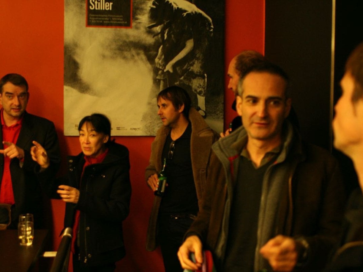 Olivier Assayas und Crew (Sylvie Barthet, Luc Bricault)