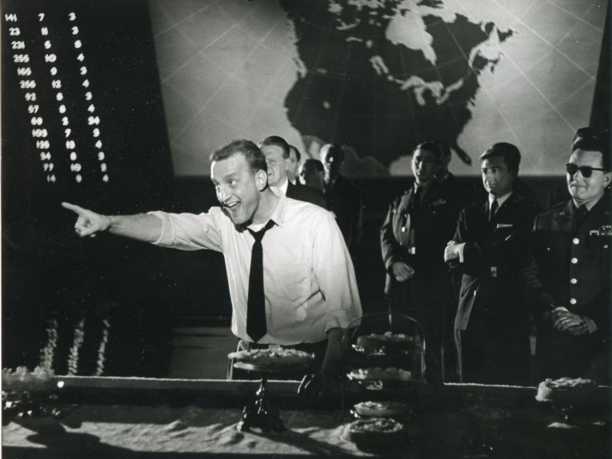 Dr. Strangelove or: How I Learned
                                          to Stop Worrying and Love the Bomb, 1964, Stanley Kubrick