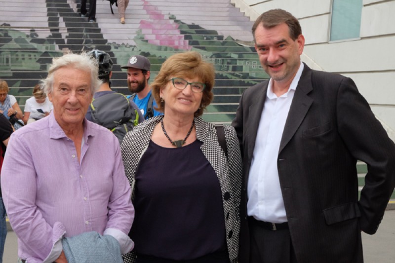 Paul Verhoeven, Martine Tours-Verhoeven, Alexander Horwath © ÖFM/Eszter Kondor