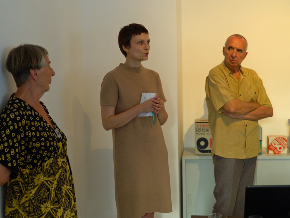 Hanna Schimek, Stefanie Zingl, Gustav Deutsch (Foto: ÖFM / © Patrick Holzapfel)