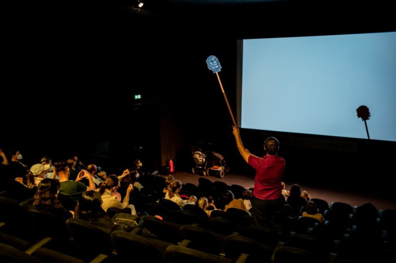 Stefan Huber bei Cinemini on Tour © Vienna Shorts / Christopher Glanzl