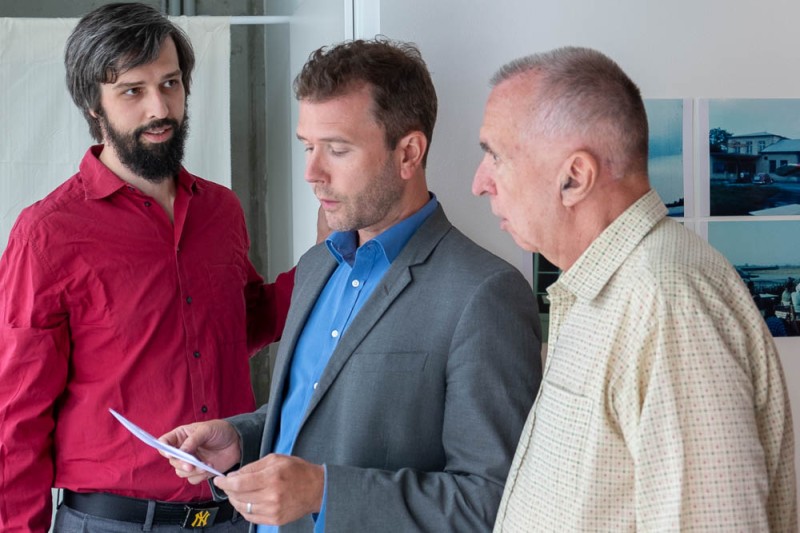 Stefan Huber, Michael Loebenstein, Gustav Deutsch (Foto: ÖFM / © Eszter Kondor)