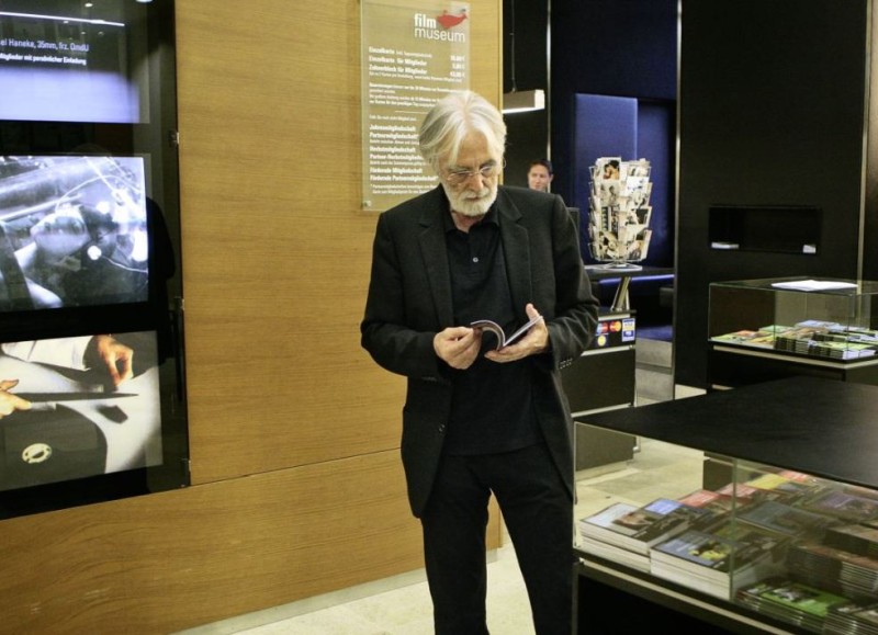 Michael Haneke im Foyer des Filmmuseums (Foto: ÖFM © Sabine Maierhofer)