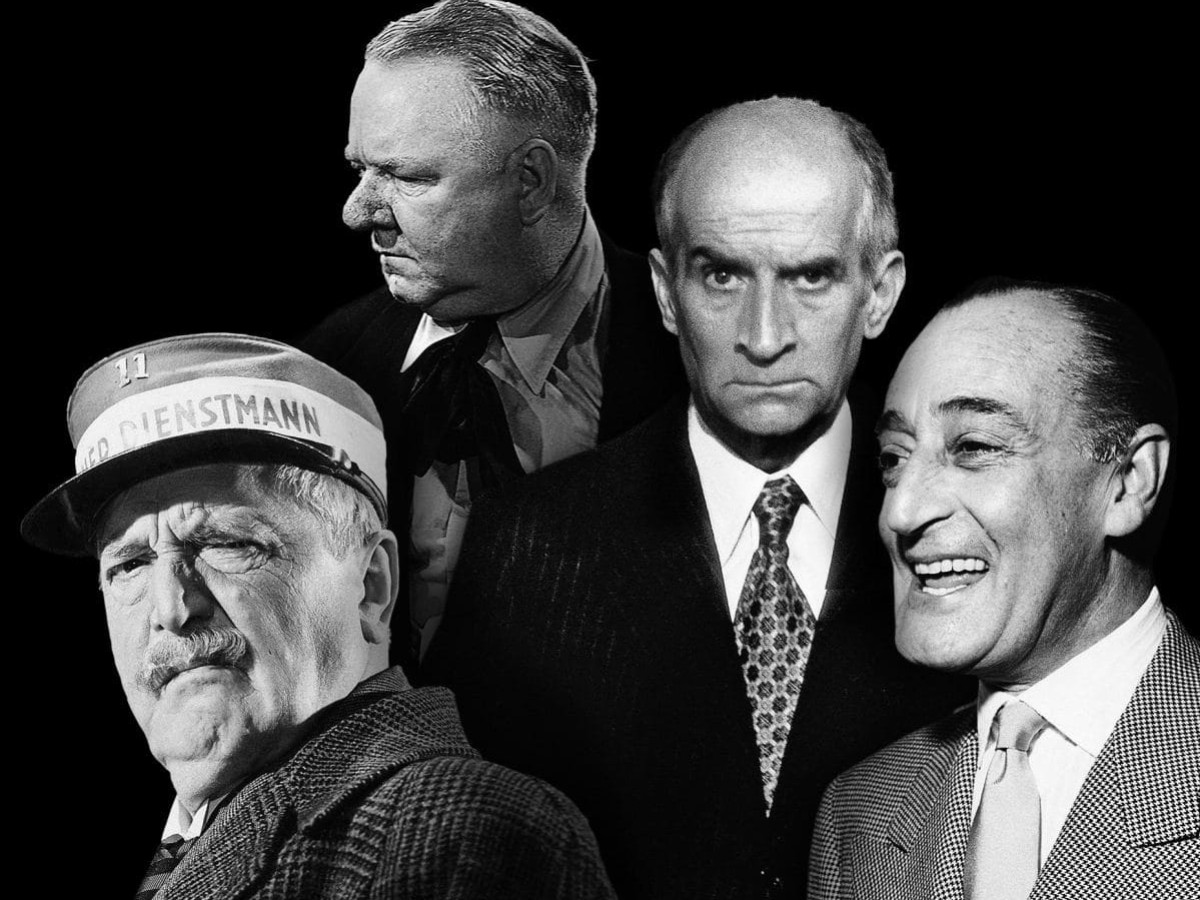 Hans Moser, W.C. Fields, Louis de Funès, Totó