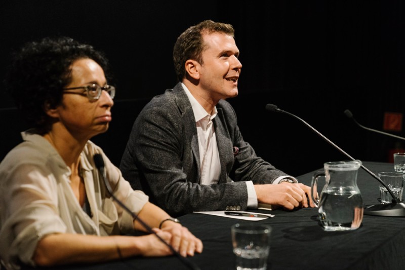 Isolde Charim, Michael Loebenstein (Foto: ÖFM / © Mercan Sümbültepe)