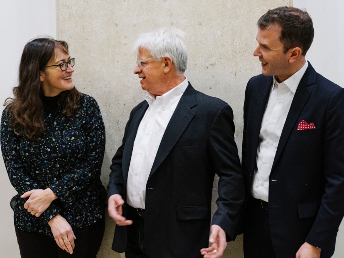 Megan und Rick Prelinger, Michael Loebenstein (Foto: ÖFM / © Mercan Sümbültepe)