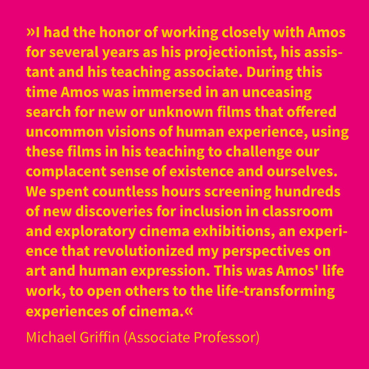 Michael Griffin (Associate Professor)