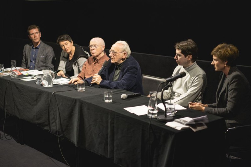 Michael Loebenstein, Barbara Wurm, Bernard Eisenschitz, Naum Kleiman, Artiom Sopin, Olga Tsourko (Foto: ÖFM/© Mercan Sümbültepe)