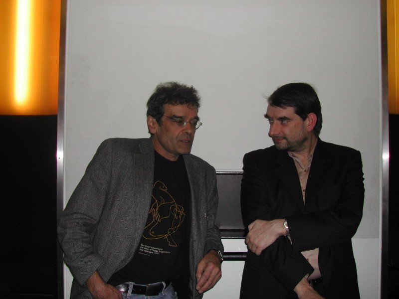 Harun Farocki und Alexander Horwath