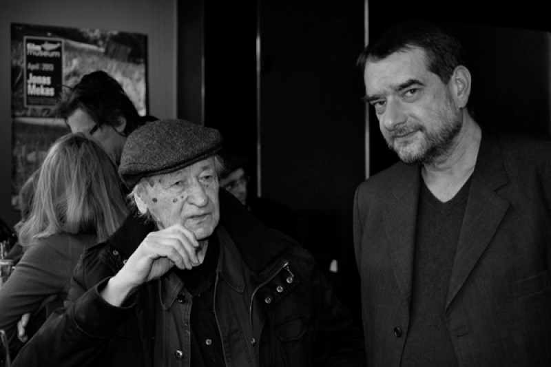 Jonas Mekas und Alexander Horwath © Angela Biedermann