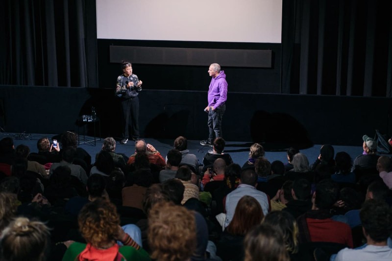 Hito Steyerl, Dietmar Schwärzler (Foto: ÖFM © Eszter Kondor)