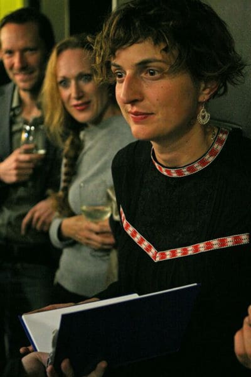 Alice Rohrwacher (im Hintergrund: Rainer Frimmel und Tizza Covi) © ÖFM/Eszter Kondor