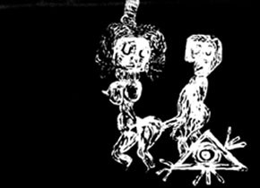 26/71 Zeichenfilm oder Balzac und das Auge Gottes, 1971, Kurt Kren 26/71 Zeichenfilm oder Balzac und das Auge Gottes, 1971, Kurt Kren