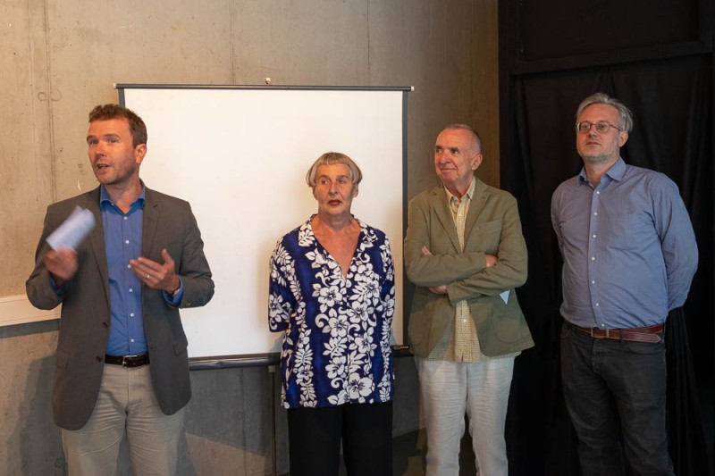 Michael Loebenstein, Hanna Schimek, Gustav Deutsch, Raoul Schmidt (Foto: ÖFM / © Eszter Kondor)