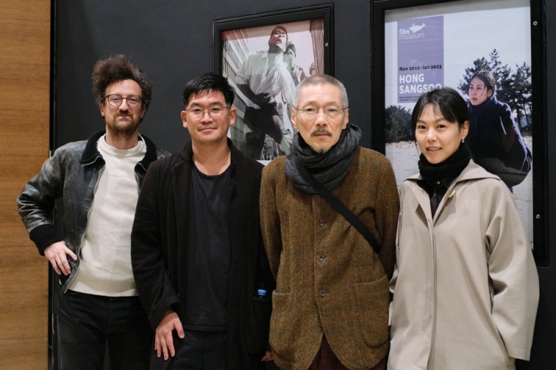 Pierre-Emmanuel Finzi, Sulgi Lie, Hong Sangsoo, Kim Min-hee (Foto: ÖFM © Eszter Kondor)