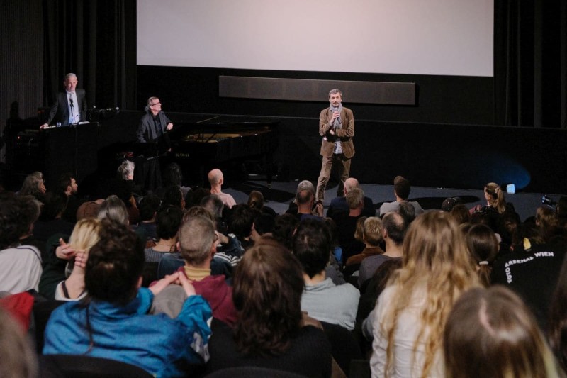 Neil Young, Simon Fisher Turner, Jurij Meden (Foto: ÖFM © Eszter Kondor)
