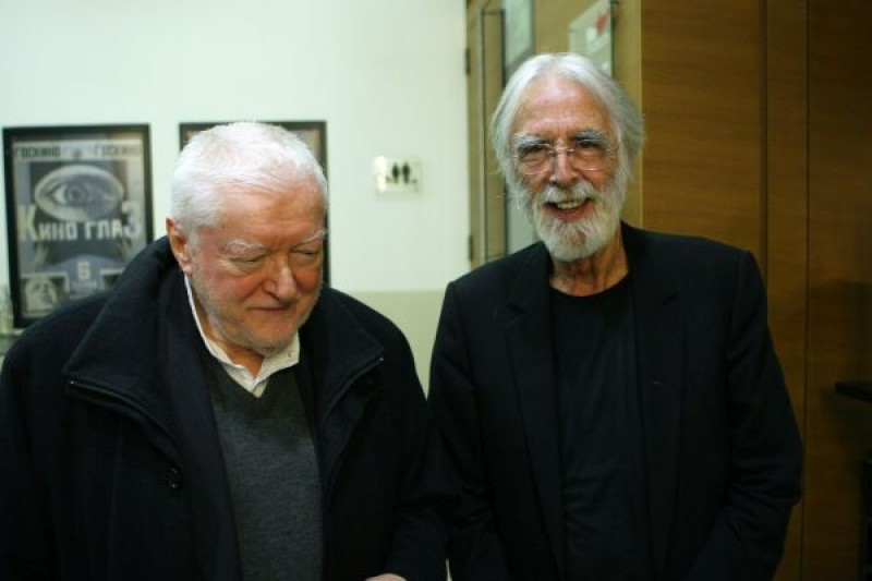 Peter Kubelka, Michael Haneke (Foto: ÖFM/© Sabine Maierhofer)