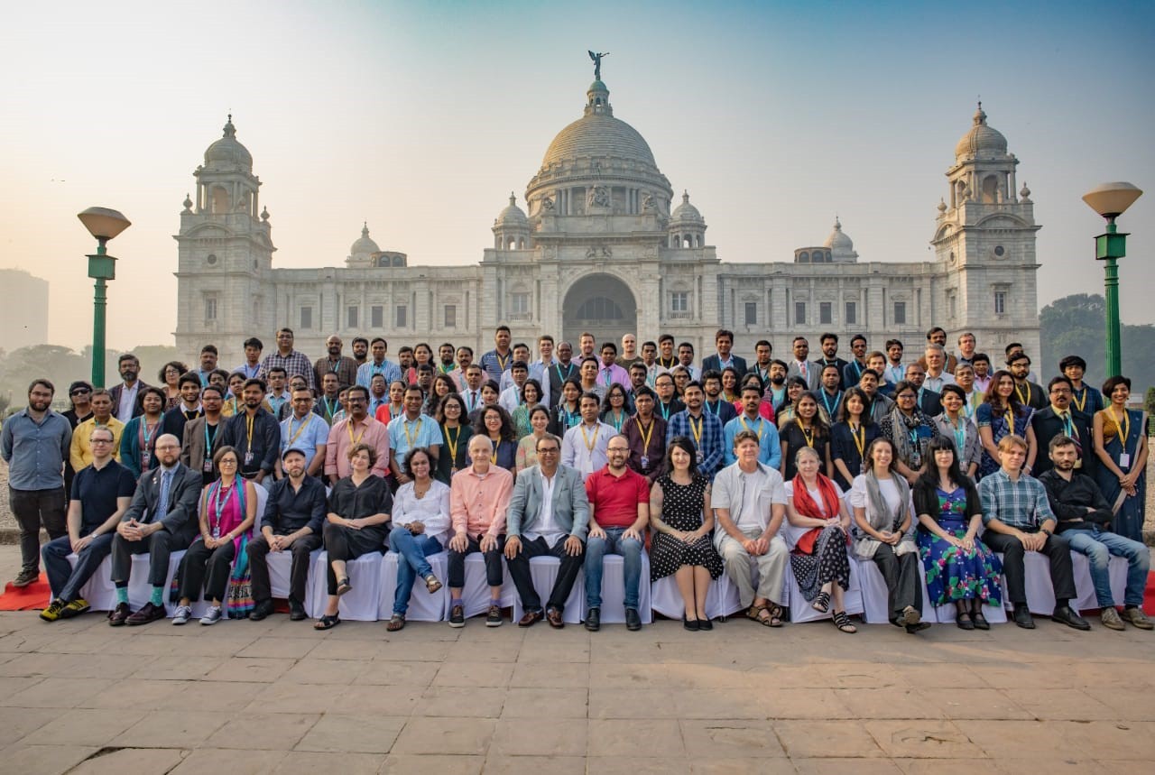 Teilnehmerinnen und Teilnehmer des Film Preservation Restoration workshop in Kalkutta, November 2018. Kurator Jurij Meden (ganz unten rechts). Copyright: Film Heritage Foundation (Mumbai)