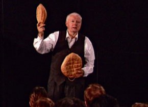 Peter Kubelka bei der Lecture 