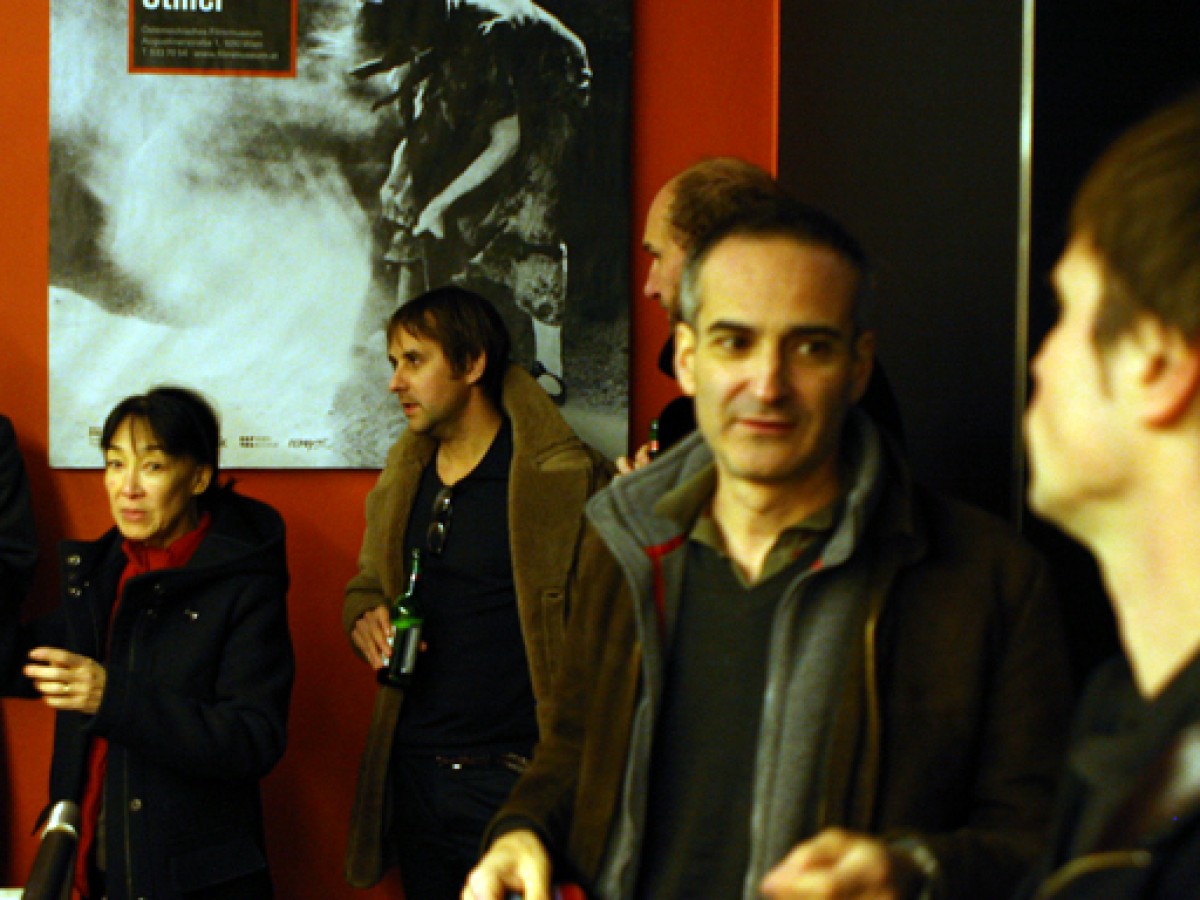 Olivier Assayas und Crew (Sylvie Barthet, Luc Bricault)