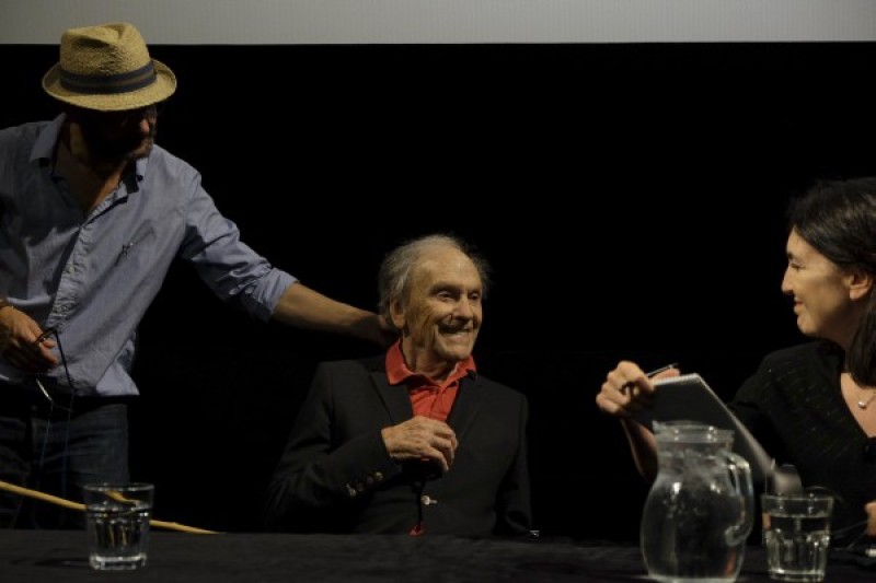 Alexandre Vernerey, Jean-Louis Trintignant, Karin Schiefer © ÖFM/Eszter Kondor