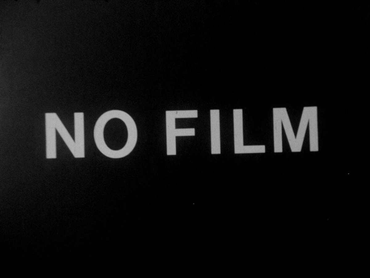 42/83 No Film, 1983, Kurt Kren