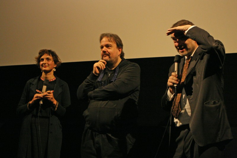 Alice Rohrwacher, Olaf Möller, Alexander Horwath © ÖFM/Eszter Kondor