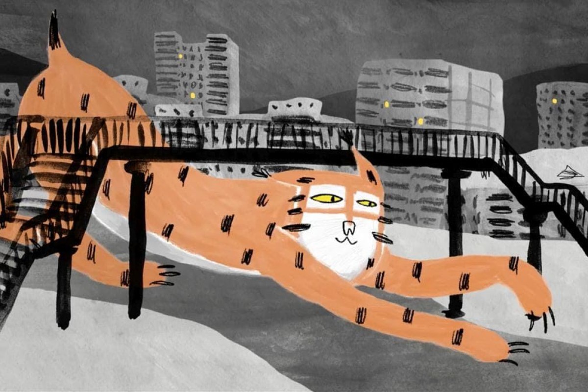 Ein Luchs in der Stadt (Un lynx dans la ville), 2019, Nina Bisiarina