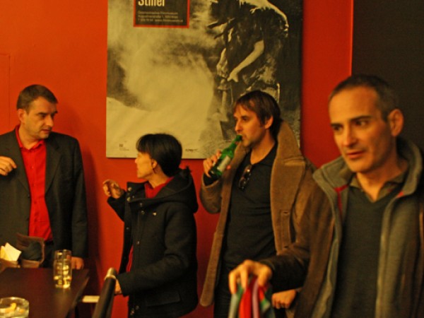 Olivier Assayas und Crew (Sylvie Barthet, Luc Bricault)