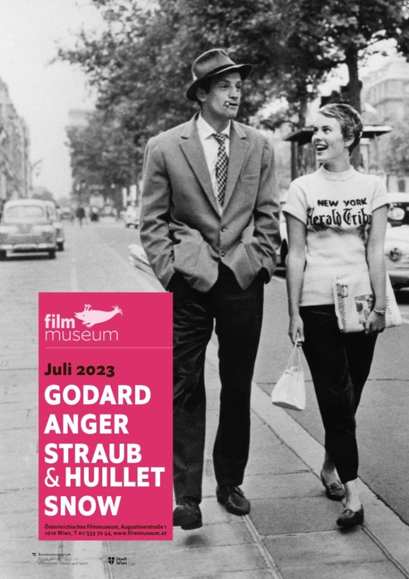 Plakat In memoriam (Motiv: À bout de souffle, 1960, Jean-Luc Godard)