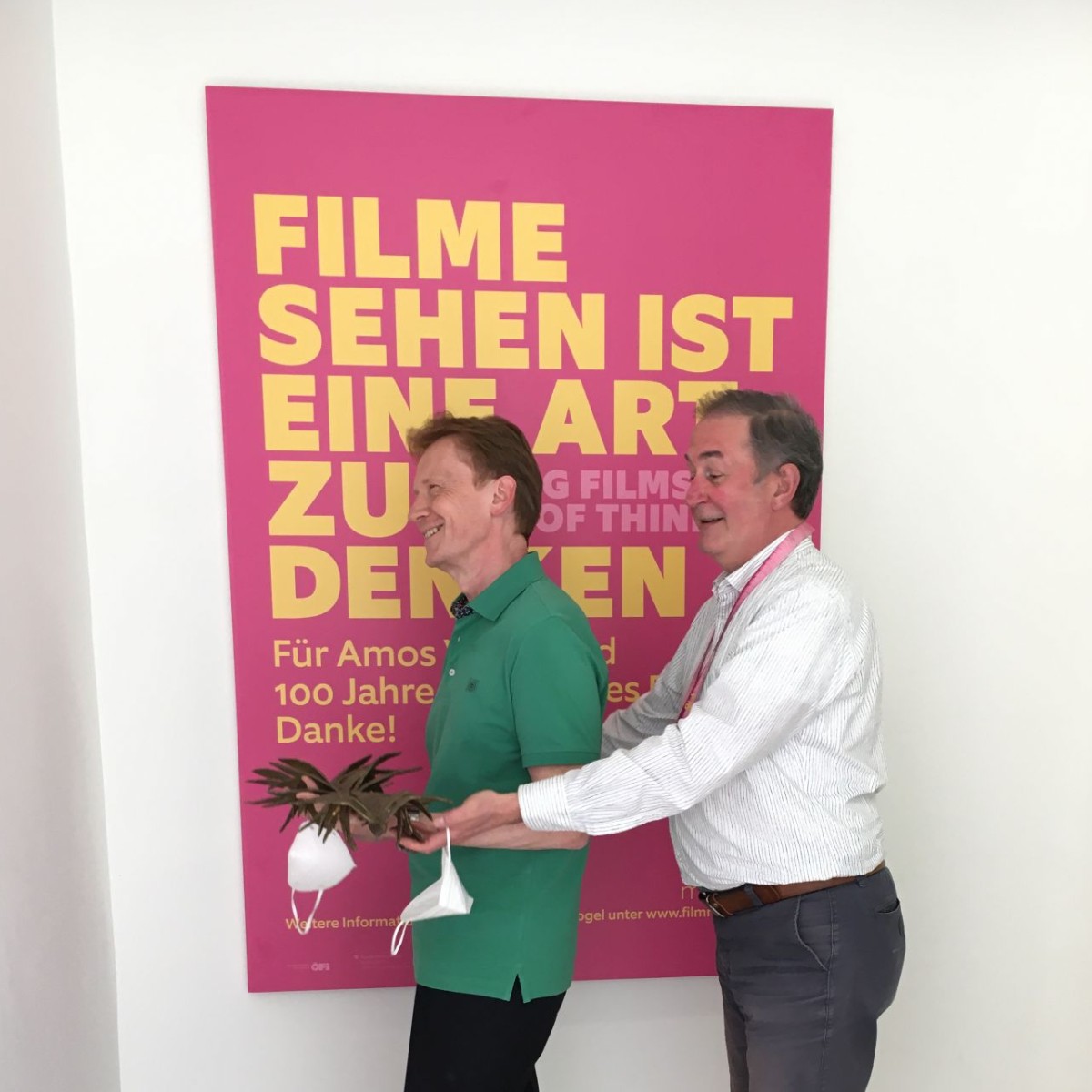 Günter Krenn und Paolo Caneppele (Österreichisches Filmmuseum)