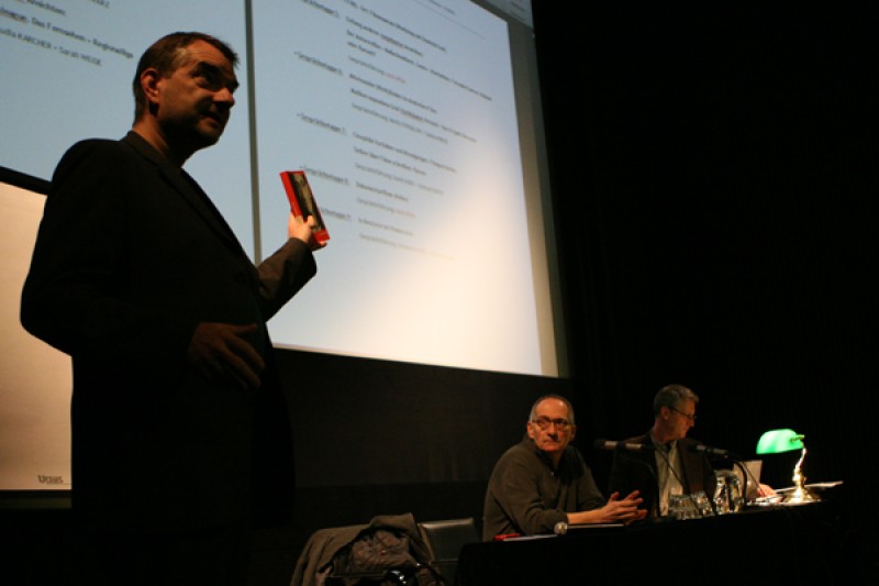 Alexander Horwath, Dominik Graf, Ralph Eue © ÖFM/Sabine Maierhofer