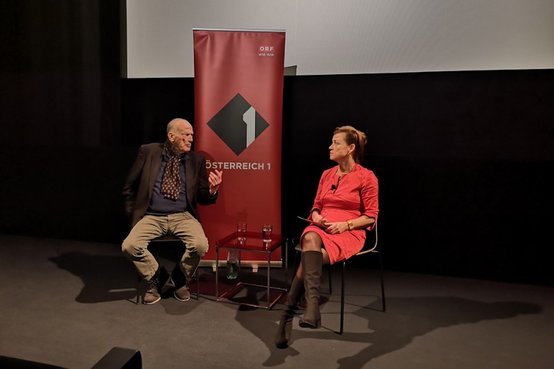 Wolfgang Kohlhaase, Renata Schmidtkunz (Foto: ÖFM / © Christoph Fintl)