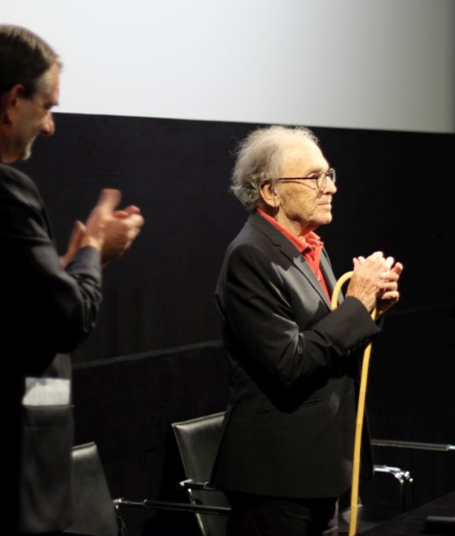 Alexander Horwath, Jean-Louis Trintignant © ÖFM/Eszter Kondor