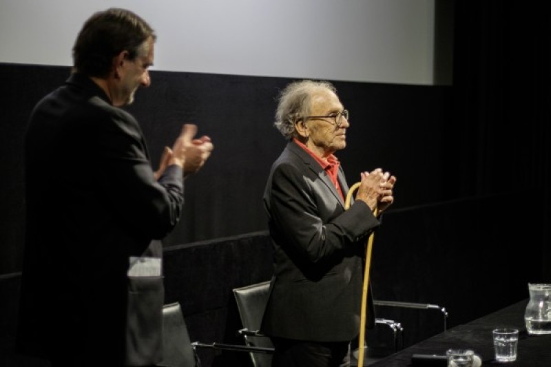 Alexander Horwath, Jean-Louis Trintignant © ÖFM/Eszter Kondor