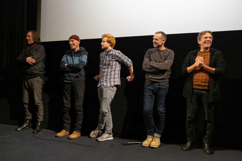 Christian Fennesz, Eric Spitzer-Marlyn, Tim Oppermann, Dariusz Kowalski, Jimmi Kurt Hennrich (Foto: ÖFM © Eszter Kondor)
